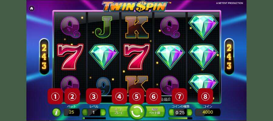 TWIN SPINの遊び方