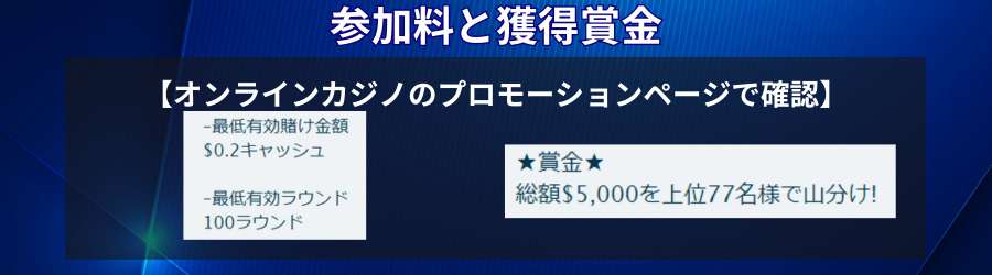 参加料と獲得賞金