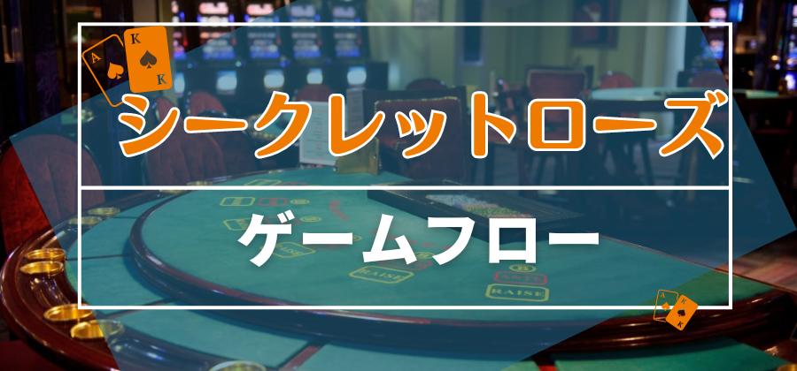 シークレットローズのゲームフロー