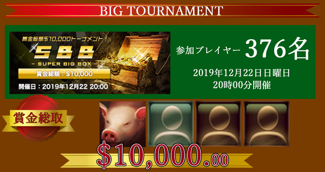 SUPER BIG BOX結果発表!