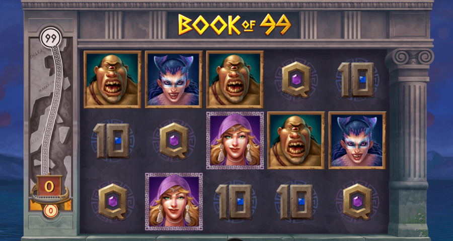 ブックオブ99のプレイ画面