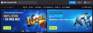 ベットマスターのトップページ