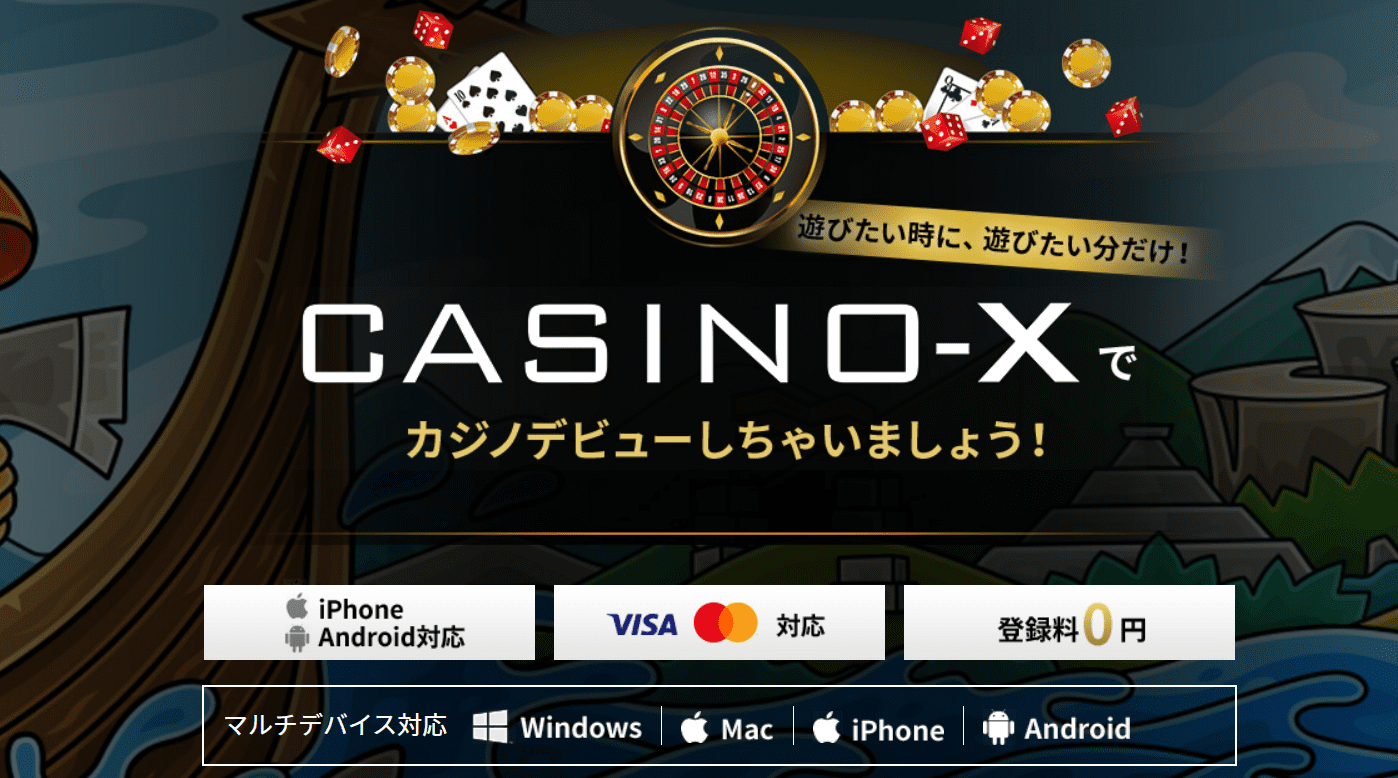 【2025年最新】カジノエックスを徹底解剖！ボーナス・入金・出金・評判・登録方法を解説！