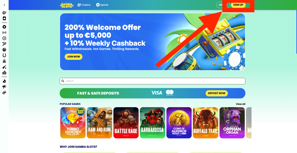 STEP1：公式サイトにアクセス