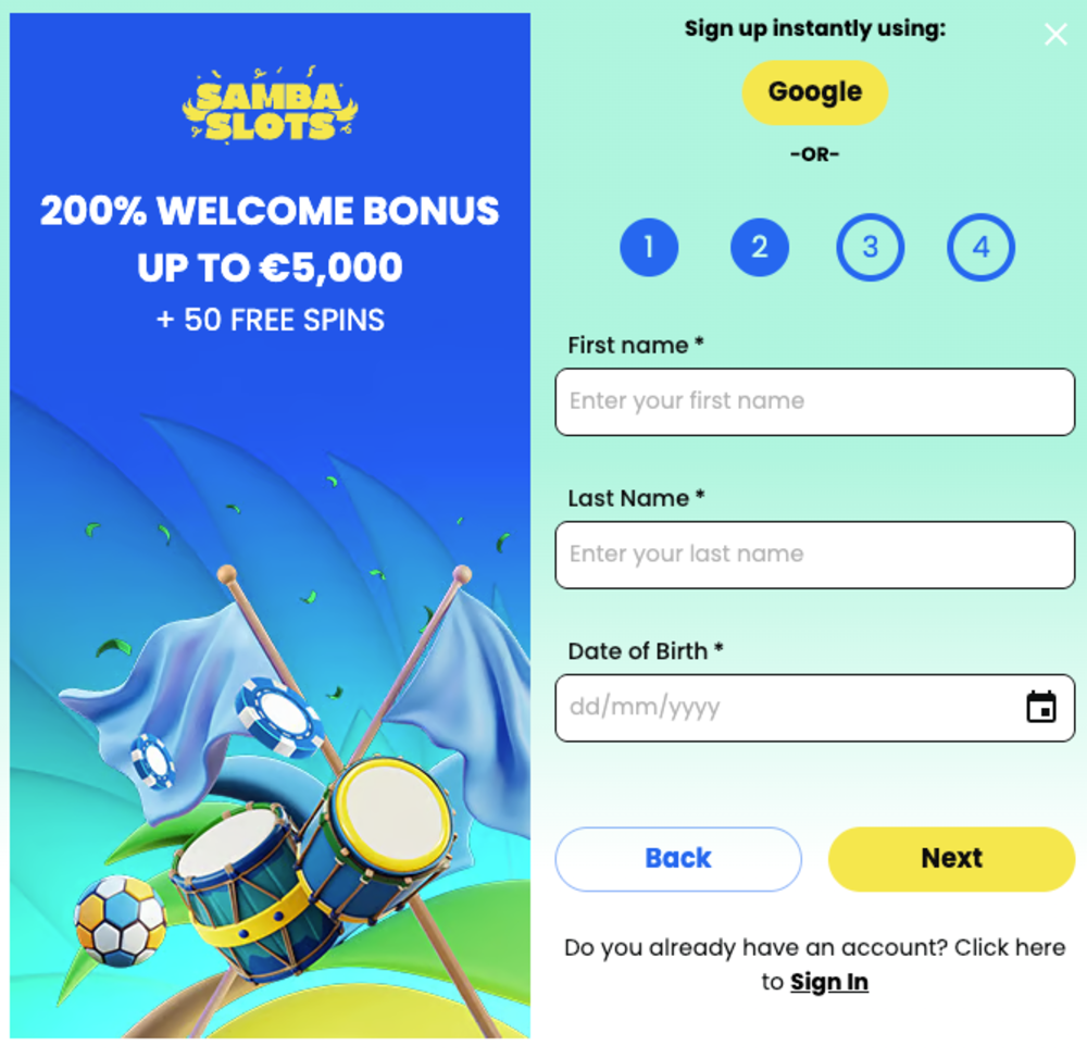 STEP3：個人情報の入力