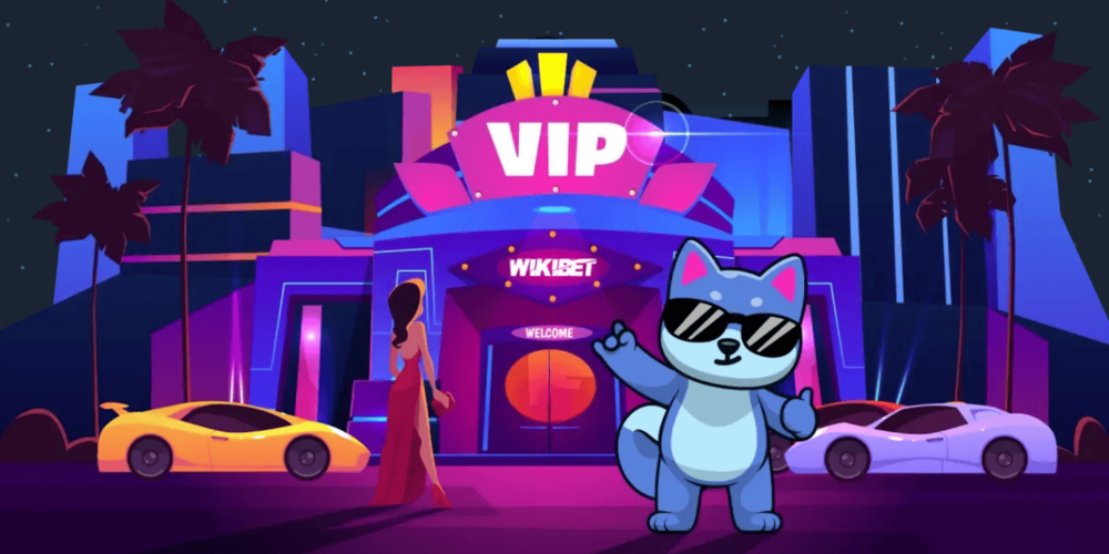 Wikibet VIP クラブ 入口とキャラクター