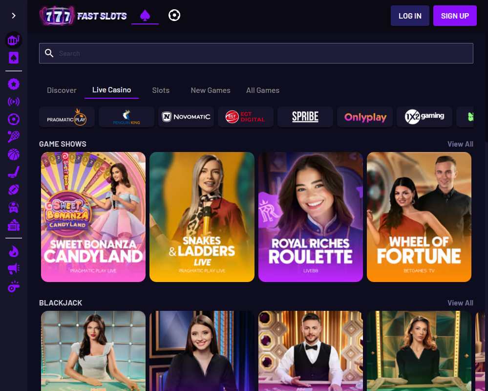 ファストスロットのライブ