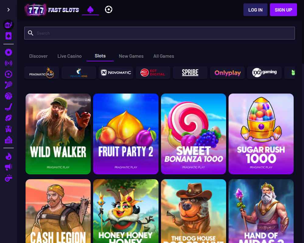 ファストスロットのスロット