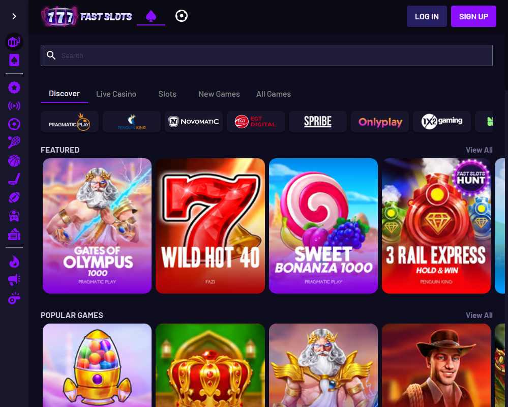 ファストスロットのゲーム