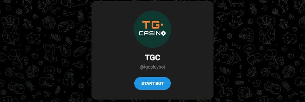 telegramでTGカジノを開始